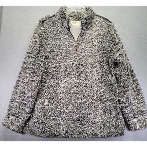 Original Weatherproof Vintage 1/4 Zip Pullover Womens Size Large Faux Fur/Sherpa - Picture 2 of 9